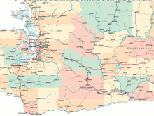 washington road map