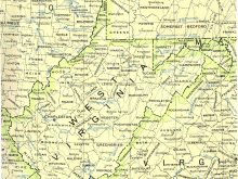 map of west virginia