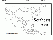 blank south asia maps