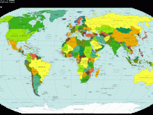 world map 2006 large