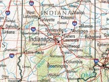 map of Indiana