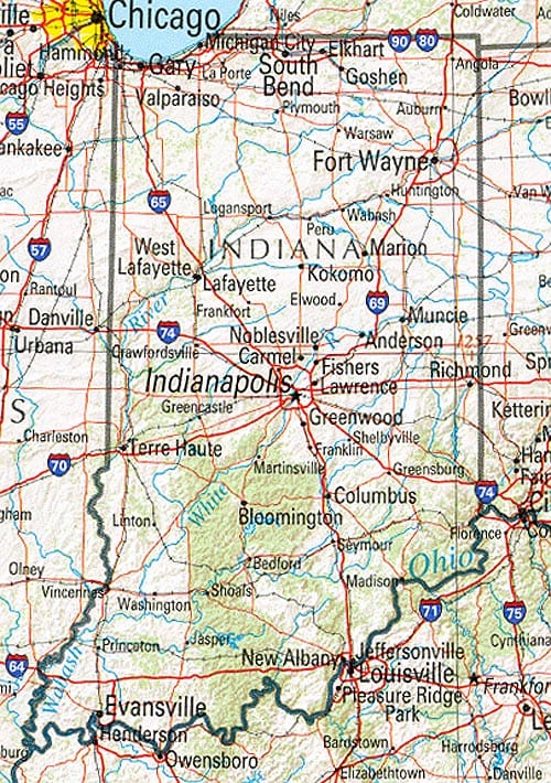 map of indiana and illinois Map Of Indiana America Maps Map Pictures map of indiana and illinois