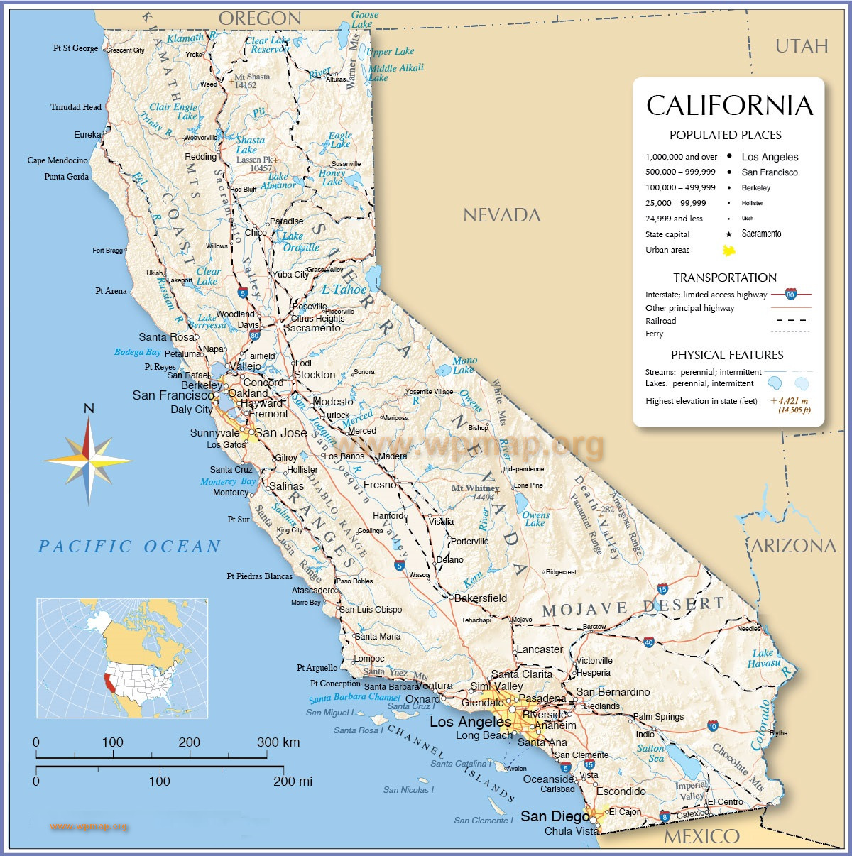 California map California map