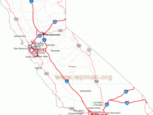 california road map