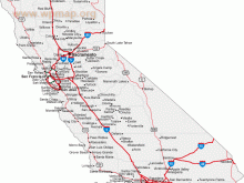 map of california cities