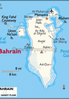 map of bahrain