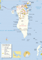 map of bahrain