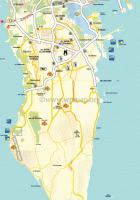 map of bahrain