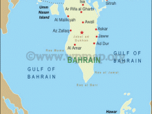 map of bahrain