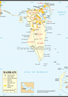 map of bahrain