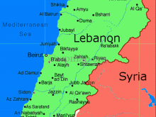 lebanon map