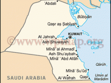 kuwait map