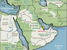 map of qatar1