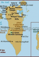 map of bahrain