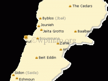 map_of_lebanon 1