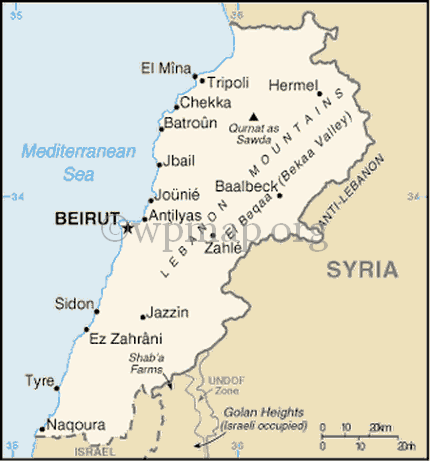 map_of_lebanon 5 map_of_lebanon 5
