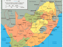map of south africa