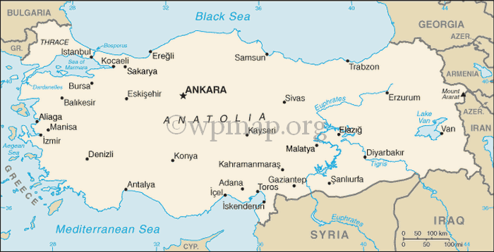 turkey map turkey map