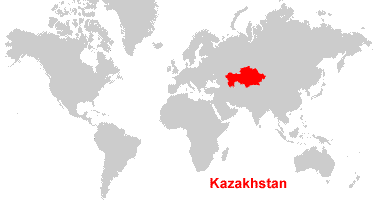 map of kazakhstan map of kazakhstan