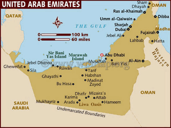map_of_united arab emirates map_of_united arab emirates