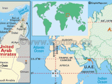 United Arab Emirates Map