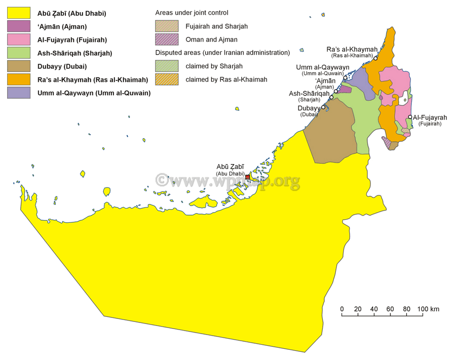 map_of_united arab emirates4 map_of_united arab emirates4