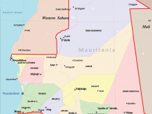 Mauritania Map