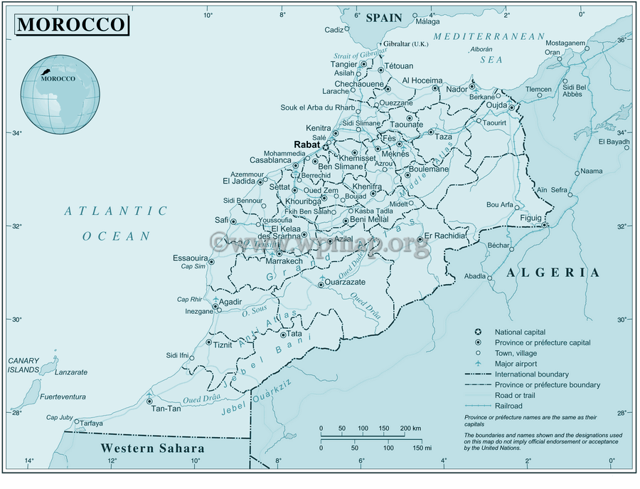 Morocco Map