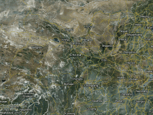 satellite map of china