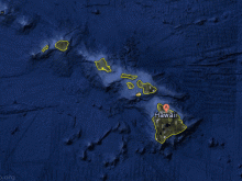 map of hawaii