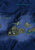 satellite map of hawaii