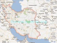 satellite map of iran1