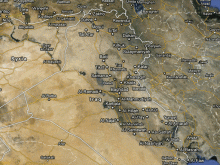 satellite map of iraq1