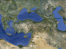 satellite map of turkey1