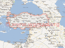 satellite map of turkey2