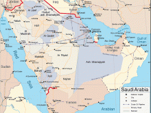 saudi map