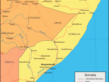 somalia map