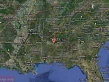 satellite map of alabama