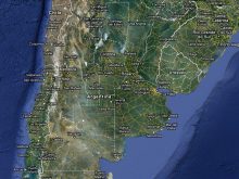 satellite map of argentina2