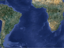 satellite map of brazil 2