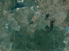 satellite map of canada2