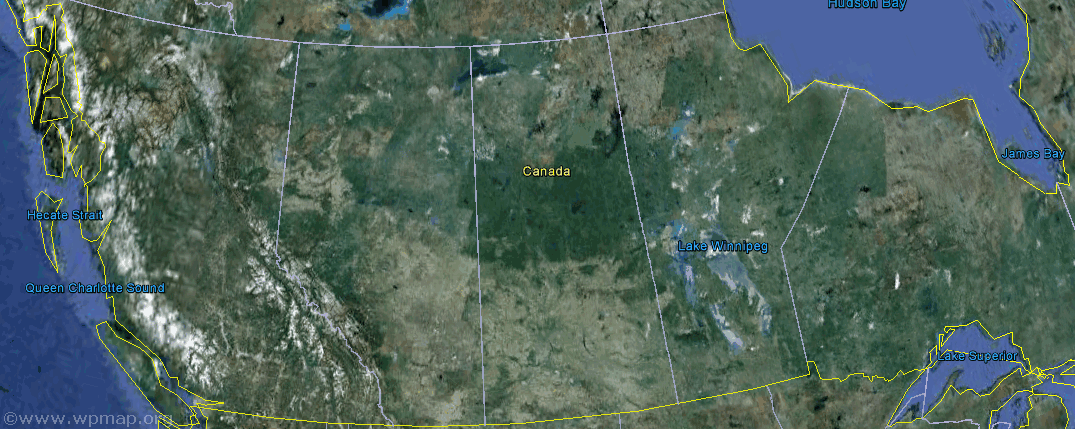 satellite map of canada3 satellite map of canada3
