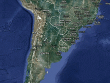 satellite map of chile1