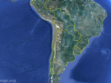 satellite map of chile2