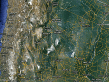 satellite map of chile3