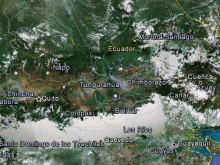 satellite map of ecuador2