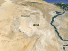 satellite map of egypt