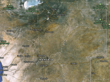 satellite map of namibia2