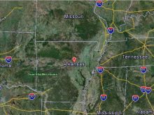 satellite map of arkansas5