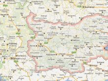 satellite map of bulgaria